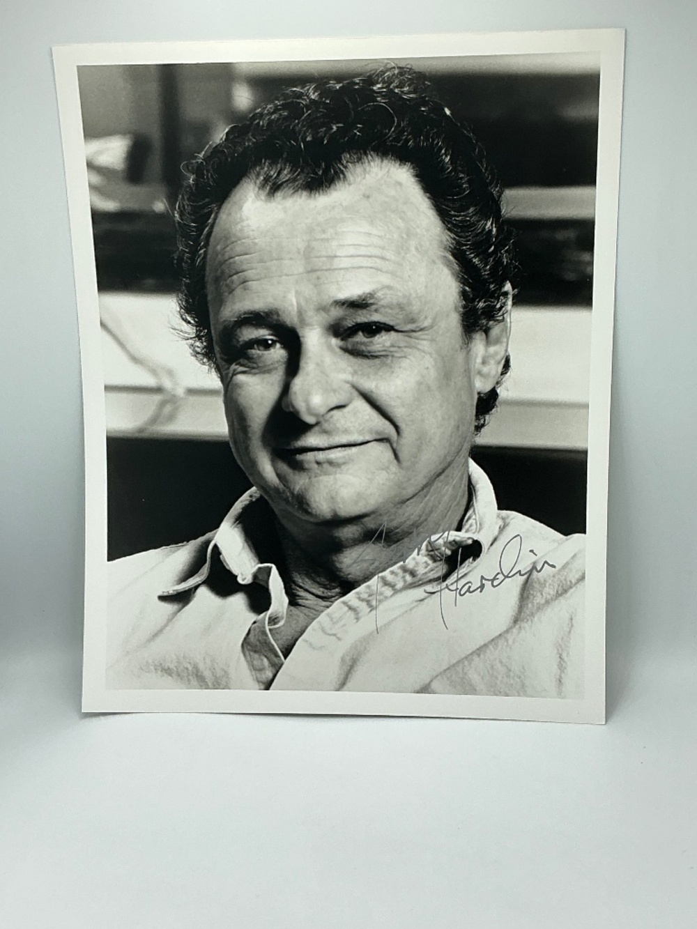 Star Trek TNG Autographed Jerry Hardin Signed Photo Mark Twain 8x10 Promo